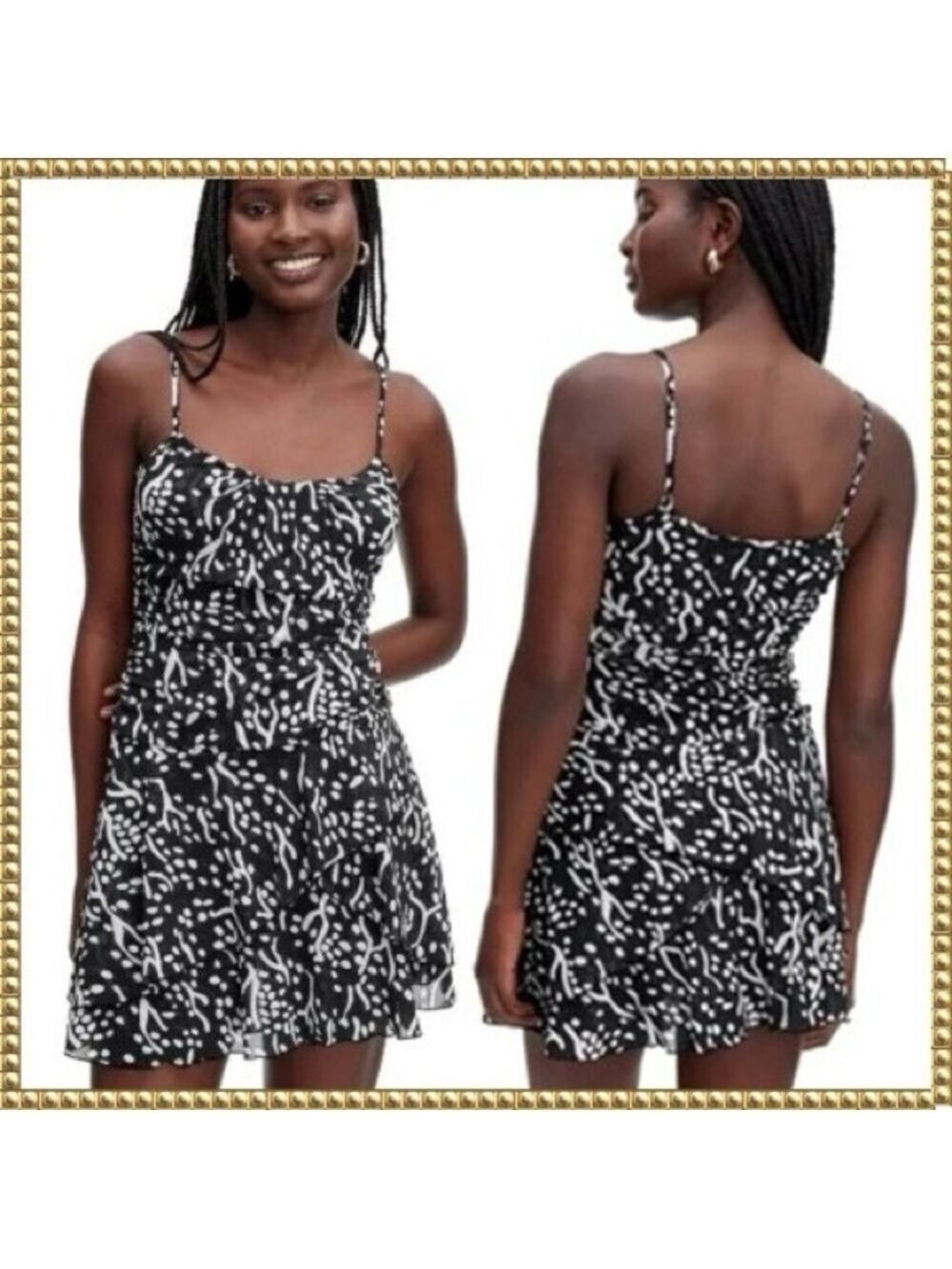 Diane von Furstenberg Target Mesh Mini Dress Strappy XXL